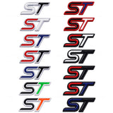 Ford ST Logo Metal Car Rear Sticker Auto Body Side Emblem Badge Decal