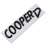 Metal Car Trunk Sticker Side Badge Emblem COOPER S COOPER D COOPER SD Logo for R50 R52 R53 R55 R56 F54 F55 F56 F60