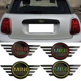11.55*5.3CM Metal Car Front Sticker Cover Rear Badge for MINI COOPER Countryman Clubman JCW F55 F56 R55 R56 R60 F60 Accessories