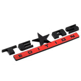 Jeep Texas Edition ABS Car Rear Sticker Decal Auto Body Side Emblem Badge