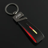 BMW F39 Logo Suede Car Keychain Keyring Key Pendant