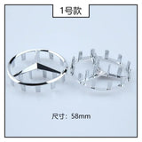 52/58mm ABS Car Steering Wheel Emblem with Pins for Mercedes Benz W166 W212 W213 W246 W176 W177 W205 C180 C63 W167