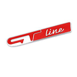 Peugeot GT Line Sport Metal Car Rear Sticker Auto Body Fender Side Emblem Badge Decal