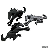 2pcs Ford Bronco Horse Logo ABS Car Body Side Sticker Emblem Badge Decal