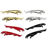2PCS Jaguar Leopard Metal Car Side Body Sticker Decal Emblem Badge