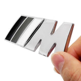 BMW M Power Metal Car Front Grille Emblem Rear Sticker