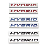Car Fender Side Trunk Emblem Decoration Sticker for Toyota Hybrid Auris Yaris Corolla 4Runner Badge Decal Exterior Accessories