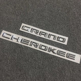 Jeep Grand Cherokee ABS Car Body Fender Sticker Trunk Emblem Badge