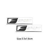 3D Metal Car F Sport Logo Emblem Badge Body Side Sticker for LEXUS