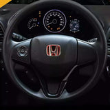 Carbon Fiber Car Steering Wheel Center Sticker Emblem Badge for Honda