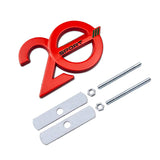 Peugeot 20th Anniversary Metal Car Body Sticker Decal Auto Front Grille Emblem Badge