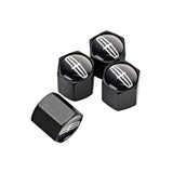 4pcs/set Lincoln Car Air Valve Stem Cap Auto Tyre Valve Covers