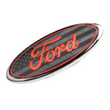 17.5x7.3cm 22.5x8.9cm Ford ABS Car Front Head Emblem Badge Auto Rear Sticker Decal
