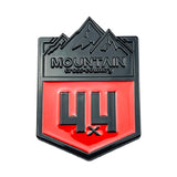 Jeep Mountain 4x4 Metal Car Front Grille Emblem Badge Auto Trunk Sticker Decal