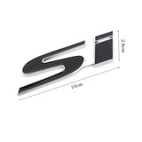 Car Front Grille Sticker Auto Rear Trunk Badge SI Logo for Honda Civic Accord Crv Hrv CITY CRIDER Pilot Legend Fit Accessories