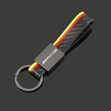 Mercedes Benz AMG Carbon Leather Car Key Chain Holder Keyring Pandant
