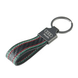 Audi Leather Car Keyring Key Chain Pendant