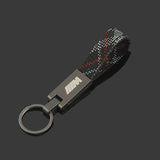 BMW M Power Metal Car Keychain Oxford Webbing Key Rings