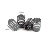 4pcs/set Mercedes Benz Metal Car Wheel Tire Valve Stem Caps Covers