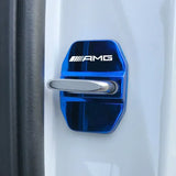 4pcs/set Mercedes Benz AMG Stainless Steel Car Door Lock Cover Protection