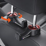 BMW M Performance Car Headrest Hooks with Phone Holder Seat Back Organizer Hanger
