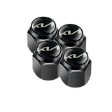 4pcs/set KIA Logo Car Air Valve Stem Cap Auto Tyre Valve Covers with Wrench