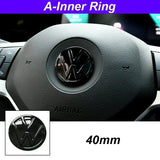 Car Interior Sticker Steering Wheel Center Emblem Label for Volkswagen VW Golf 8 Magotan 8.5 TAYRON X Touareg TACQUA VILORAN Decoration