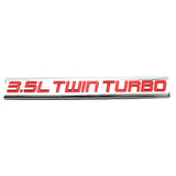 Ford 3.5L 6.4L TWIN TURBO Metal Car Rear Sticker Auto Body Side Emblem Badge Decal