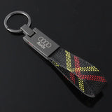 Audi Sline RS Car Logo Keychain Key Rings Holder Pendant
