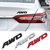 3D Car Sticker Auto Rear Trunk Badge AWD Logo for Honda Fit City Civic HRV CRV Beat Accord Odyssey Insight Elysion CRZ Vezel