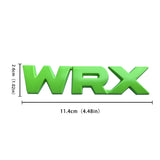 Subaru WRX Logo Metal Car Front Grille Emblem Badge Rear Sticker Decal