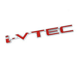 Car Sticker VTEC Emblem Decal for Honda  I VTEC Badge Fit Accord Odyssey CRV HRV Exterior Accessories Decoration