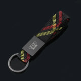 Audi Oxford Webbing Metal Keychain