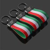 Audi Nylon Webbing Car Logo Key Chain Keychain Keyring