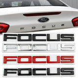 Ford Focus Metal Car Rear Center Sticker Emblem Badge Decal