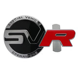 Land Rover SVR Logo Metal Car Front Grille Emblem Badge Rear Sticker Decal