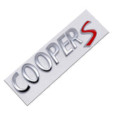 Metal Car Trunk Sticker Side Badge Emblem COOPER S COOPER D COOPER SD Logo for R50 R52 R53 R55 R56 F54 F55 F56 F60