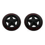 2pcs Jeep TEXAS Edition Metal Car Body Side Fender Sticker Decal Auto Trunk Emblem Badge