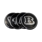 4Pcs 56/90mm Mercedes Benz Brabus Car Wheel Hub Sticker Decal