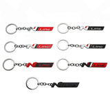 Hyundai N Line Metal Car Key Rings Keychain Pendant