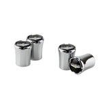 4pcs/set Chrysler MOPAR Logo Car Air Valve Stem Caps Auto Tyre Valve Covers