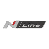 Hyundai N LINE Logo Metal Car Rear Sticker Trunk Emblem Badge Decal