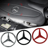 70mm Car Front Engine Cover Emblem Sticker for Mercedes Benz GLE GLA GLC ML W117 W117 W176 W177 W204 W205 W213