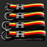 Mercedes Benz AMG Metal Nylon Webbing Car Keychain Key Ring Pendant
