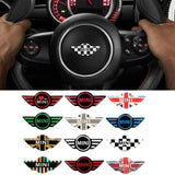 Epoxy Car Steering Wheel Sticker Emblem Decoration for Mini Cooper