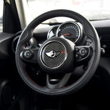 Carbon Fiber Car Steering Wheel Stickers Auto Decal Decoration for Mini Cooper