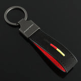 Honda Inspire Logo Suede Car Keychain Pendant Key Chain Holder