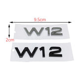 Audi W12 ABS Car Rear Sticker Trunk Emblem Badge Decal