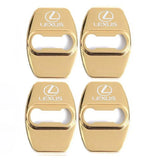 4pcs/set Lexus Stainless Steel Car Door Lock Cover Protection