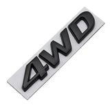 Hyundai 4WD Logo Metal Car Rear Sticker Decal Trunk Emblem Badge